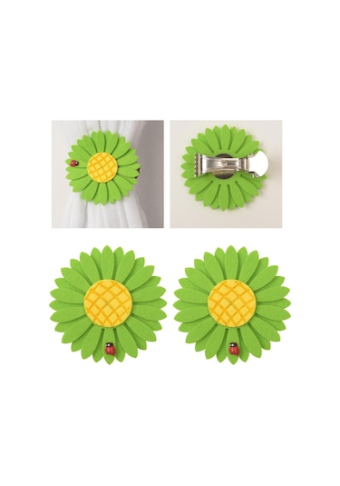 Suntek Magideal 1 Çift Örtü Kravat Arkalıkları Pencere Yeşil-klip