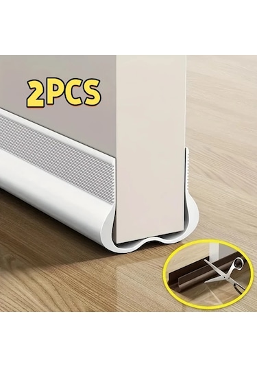 Dashanshop 2 Adet Siyah Kapı Altı Rüzgar Önleyici Ses Yalıtım İç Ve Dış Kapı Diğer
