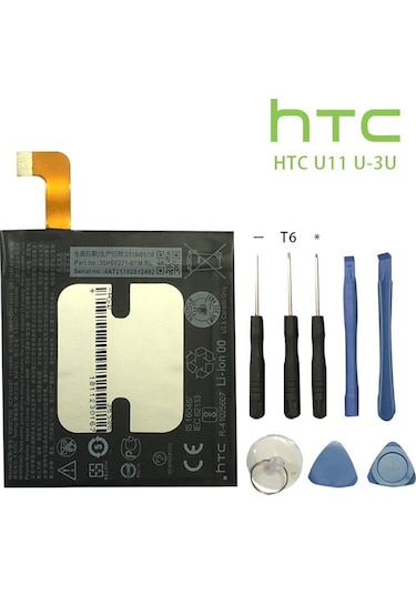 Htc U11 Pil Batarya ve Tamir Seti B2Pzc100