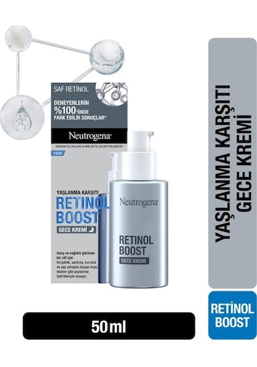 Neutrogena Neutrogena Retinol Boost  Gece Kremi 50 ml