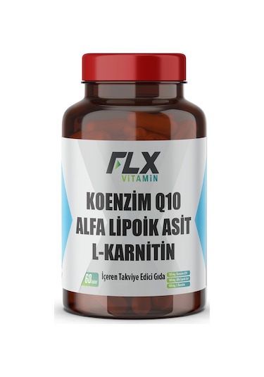 Flx Koenzim Alfa Lipoik L-Karnitin Coenzyme Q10 60 Tablet