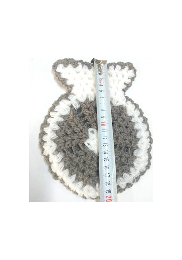 El İşi Örme 6lı Banyo Lifi İki Renkli