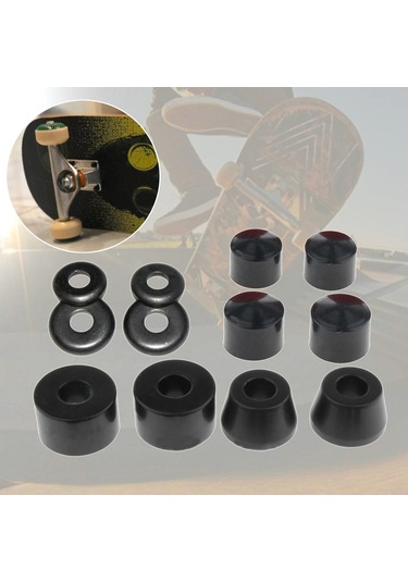 Homyl Kaykay Burcu Yedek Bardak Yıkayıcılar Longboard Siyah Siyah Çok Renkli