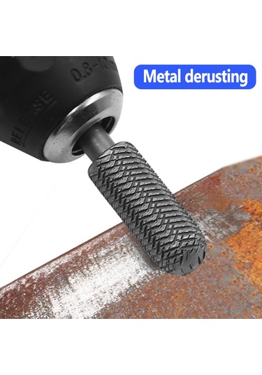 Fosenze 6mm Çaplı 5'li Dönen Çelik Freze Seti - Yumuşak Metal Taşlama, Tırnak Kaldırma Ve Delik Genişletme - Pe Poşetli