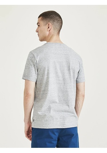 Dockers T3 Crewneck Tee Smokestack Heather Erkek Gri T-shirt - A3143
