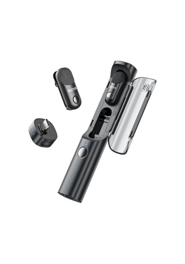 Boya Magic-03 Usb-c Ve 3.5mm Trs Girişli Gürültü Engelleyicili 4 İn 1 Yaka Mikrofonu