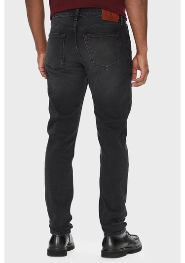 Calvin Klein Jeans Erkek Daralan Paça Siyah Yıkamalı Siyah Jeans Lv04rb754g-846 Siyah