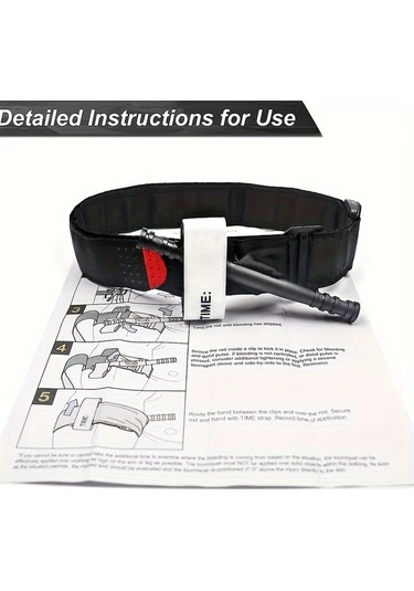 Gateesat 4 Adet Taktiksel Turnike: Acil Kanama Ve Arter Kontrolü İçin Tek Elle Uygulama