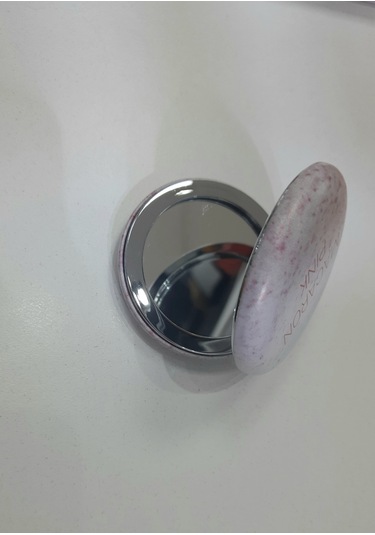 Rival Macaron Pink Yazılı Makyaj Aynası