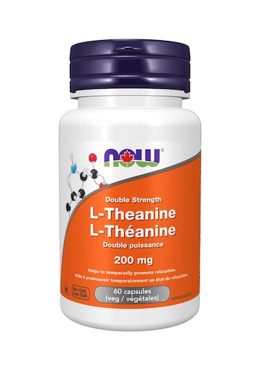 Now Foods L-Theanine Double Strength 200 Mg 60 Kapsül