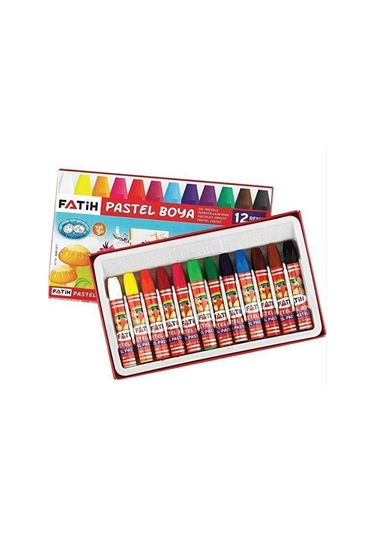Fatih Pastel Boya 12li - 2 Adet Çok Renkli