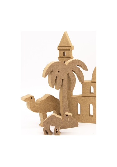 Neşeli Ahşap Des 23 Ayasafya Camii 25 Cm, Palmiye Ve Deve. Ramazan Ayına Özel Ahşap Boyama Etkinliği, Boyama Seti Model Tyb0aeqofa9s0m8483