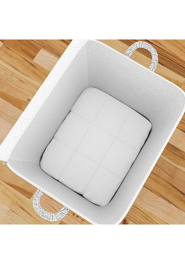 1 Adet Ev Büyük Kapasiteli Saklama Çantası Dokunmamış Malzeme, Gri