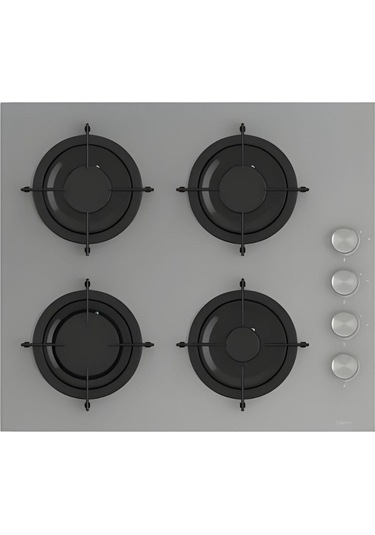 Gl General GLO 208CPR Bask 60 CM Cam Ankastre Ocak Gri