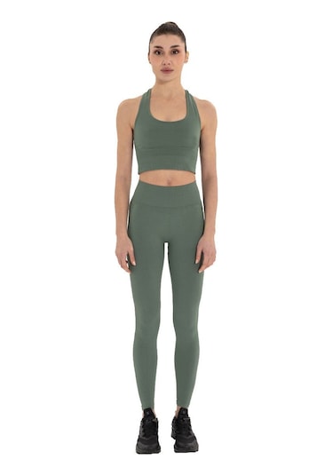 Inguz Seamless Toparlayıcı Yoga Tayt Yeşil