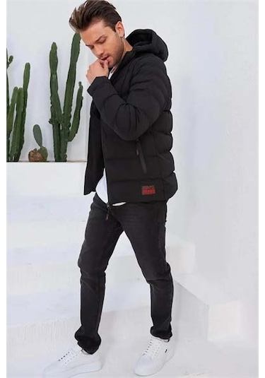 Delpino Siyah Erkek Mont 2096 Siyah