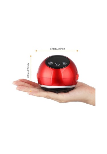 Willowhaven 3 In 1 Elektrikli Vakum Çukurluğu Cihazı Vücut Masajı Kırmızı Renkli Model Kırmızı