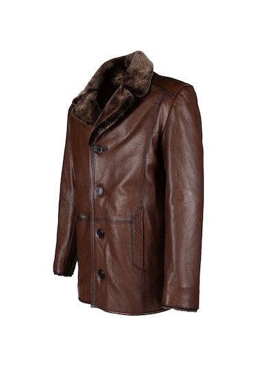 Tamer Tanca Erkek Hakiki Deri Kahverengi Deri Mont 1000 2009 Erk Derımont Sk24/25 Kahve Jumbo Kahverengi