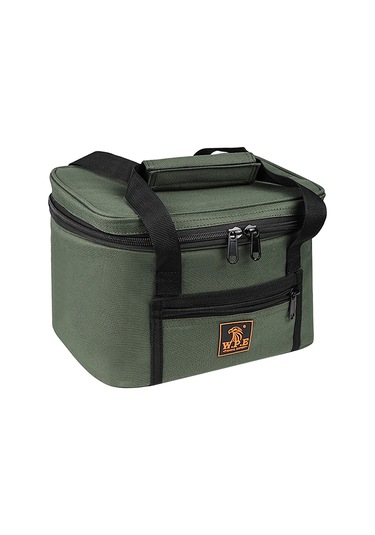 Ranyeek Balıkçılık Soğutucu Çanta - 600d Oxford Kumaş + Alüminyum Folyo, Yeşil, 24x17x18 Cm Küçük Boy Çok Renkli