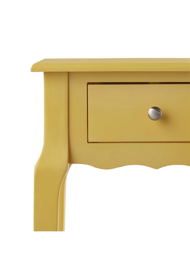 Wooding Masif Sarı Lake Bonamy Komodin - Yan Sehpa