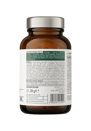 Ostrovit Decorem For Men Vitamin Gaba 60 Caps