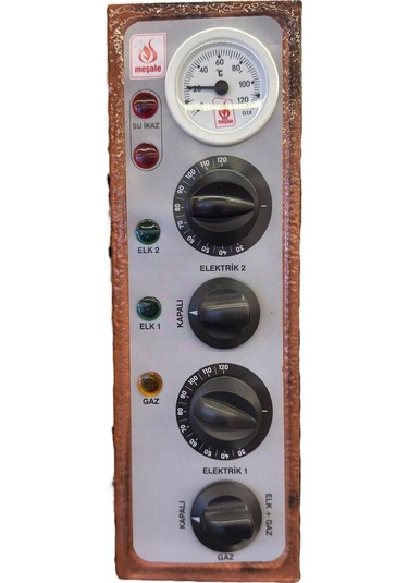 Meşale 4-5-6 Demlikli Antik Bakır Analog Full Otomatik Çay Kazanı Kutusu