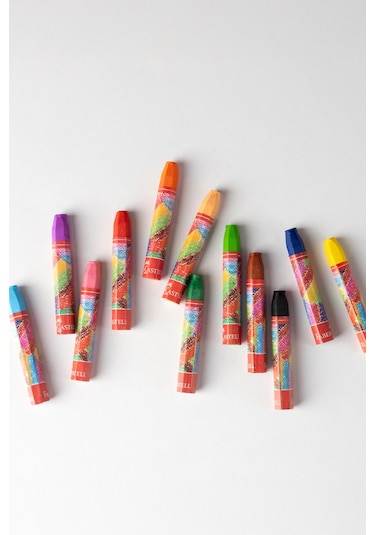 Faber-Castell Pastel Boya Red Line Karton Kutu Köşeli 24 Renk