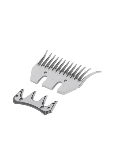 Ximistore9 Yüksek Karbon Çelik Kuru Kumaş Kesici 13 Dişli 7mm Aralıklı Koyun Kırkama Bıçağı Seti 2 Adet