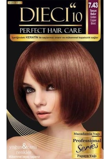 Dıecı Perfect Kit Saç Boyası 7.43 Tarçın Bakır