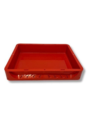 Alpbx Gıdaya Uygun Kırmızı Hamur Pasası 40x30x7.5 CM - 7 L