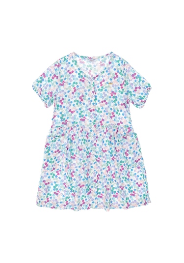 U.s. Polo Assn. Kız Çocuk Ekru Elbise Dokuma 50299339-vr019 Ecru Ekru