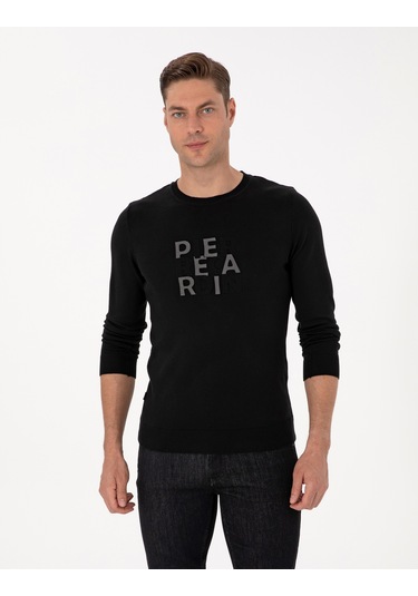 Pierre Cardin Erkek Siyah Kazak /triko 50315737-vr046 Siyah