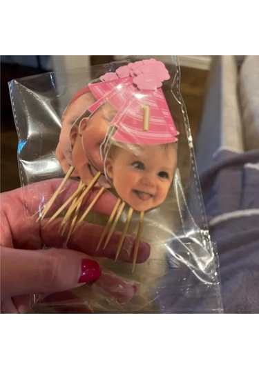 Fotoğraflı Kürdan Süs 10 Adet 0