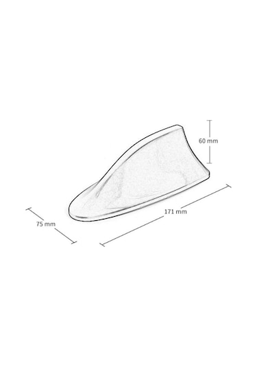 Otoaksesuarcınız Kırmızı Shark Köpekbalığı Balina Tavan Anteni Tam Fonksiyonlu