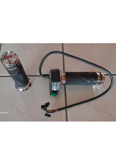 Yuki Lotus-midilli-orion Uyumlu E-bike Gaz Kolu Takımı Siyah