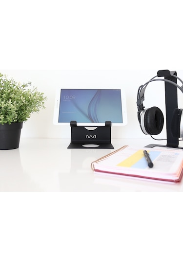Tablet Standı - Tablet Tutucu - Kitap Tutucu - Siyah