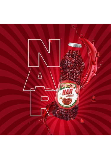 Beypazarı Nar Aromalı Maden Suyu 200 Ml X 24 Adet