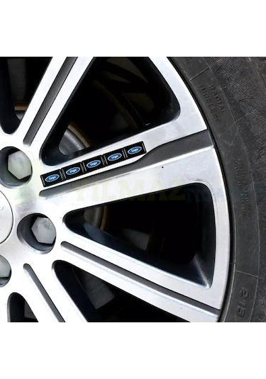 Ford Logo Arma Direksiyon Jant Vites Torpido Ayna Damla Silikon Etiket Çıkartma Oto Sticker 18x11mm