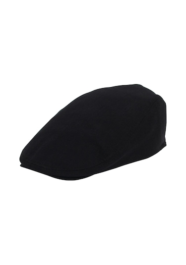 Şapkadan Siyah Kasket Pamuklu London Flat Cap Şapka 45645dr56675