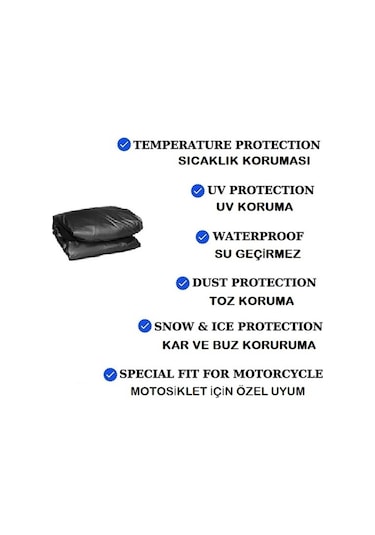 Ktm 690 Smc Motosiklet Brandası Arka Çanta Uyumlu Branda,örtü