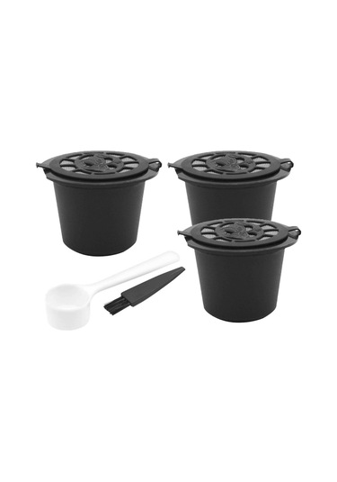 Suntek Yeniden Kullanılabilir Kahve Kapsülleri Ve Stil-b-siyah