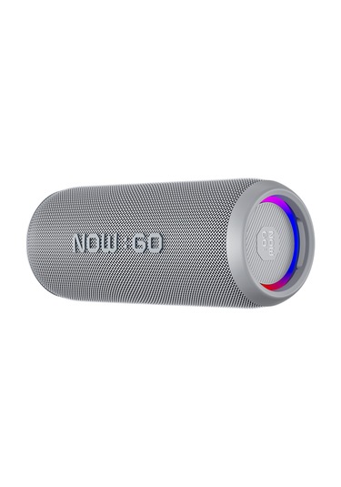 Nowgo F6 20w Rgb Speaker Su Geçirmez Taşınabilir Kablosuz Bluetooth Hoparlör Gri