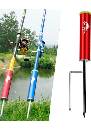 Suntek Olta Tutucu Açık Nehir Kıyısı Kıyı Kırmızısı