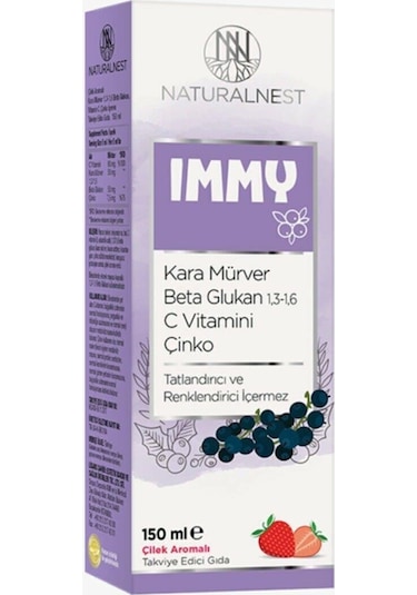 Natural Nest Naturalnest Immy Kara Mürver 150 Ml - Çilek