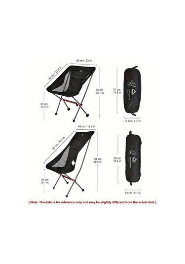 Dashanshop Ergonomik Alüminyum Katlanır Sandalye Küçük Hafif Taşınabilir Dayanıklı Kamp Plaj Piknik Seyahat Altın