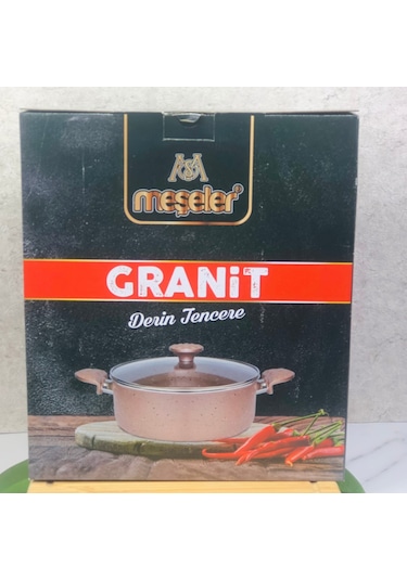Meşeler Granit 20 CM Derin Tencere Rose