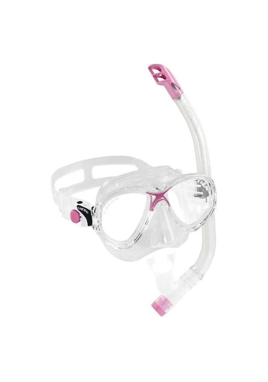 Cressi Junior Marea-top Çocuk Maske Şnorkel Seti Pembe Çok Renkli