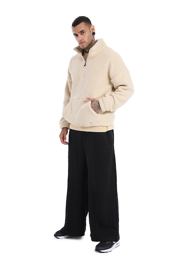 Sportive Sherpa Erkek Bej Günlük Stil Polar 24ke022-oat Bej