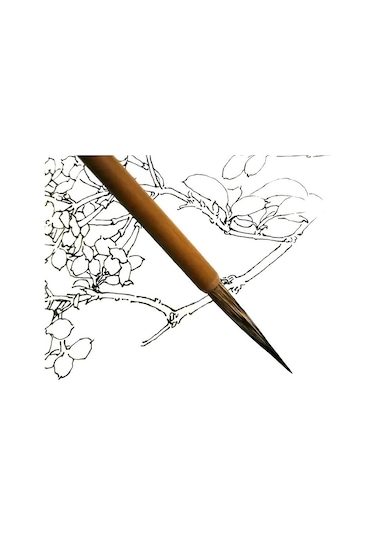 Tahrir Fırçası Kurt Kılı No:3-çini, Seramik, Tezhip, Minyatür, Brush, Ekstra İnce-1 Adet