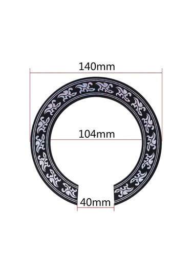 Tevdı Gitar Priz Çıkartması 104 Mm Siyah, 40 41 İnç İçin 104924620